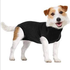 Suitical Recovery Suit for Dog, Black